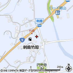 島根県大田市久手町刺鹿竹原1213周辺の地図