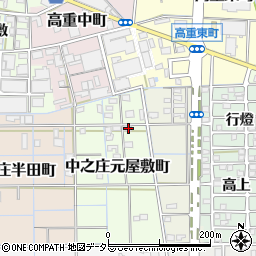 愛知県稲沢市中之庄元屋敷町17周辺の地図