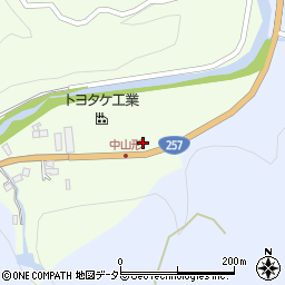 愛知県豊田市桑原町中山形25周辺の地図