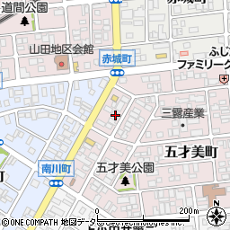 愛知県名古屋市西区五才美町23周辺の地図
