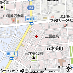 愛知県名古屋市西区五才美町82周辺の地図