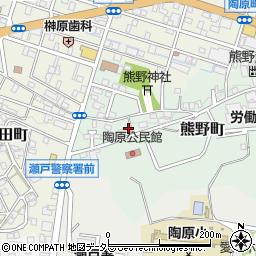 愛知県瀬戸市熊野町87周辺の地図