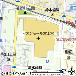 スガキヤイオンモール富士宮店周辺の地図