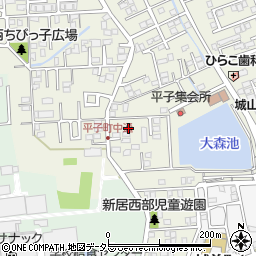 愛知県尾張旭市平子町中通186-4周辺の地図