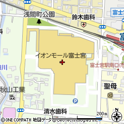 グリーンボックス　富士宮店周辺の地図