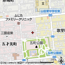 愛知県名古屋市西区五才美町247周辺の地図