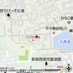 愛知県尾張旭市平子町中通186-1周辺の地図