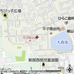 愛知県尾張旭市平子町中通184-5周辺の地図