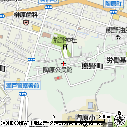 愛知県瀬戸市熊野町84周辺の地図