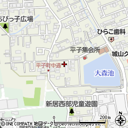愛知県尾張旭市平子町中通184-1周辺の地図