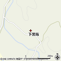 鳥取県日野郡日野町下黒坂695周辺の地図