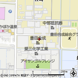 愛知県稲沢市北島町西之町周辺の地図