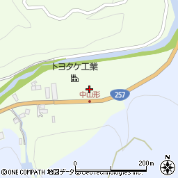 愛知県豊田市桑原町中山形25周辺の地図