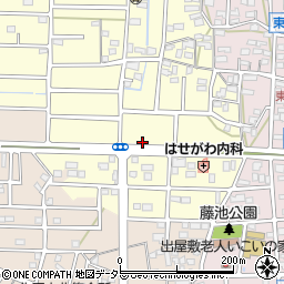 愛知県尾張旭市大久手町一の曽周辺の地図