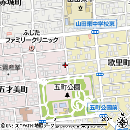 愛知県名古屋市西区五才美町249周辺の地図