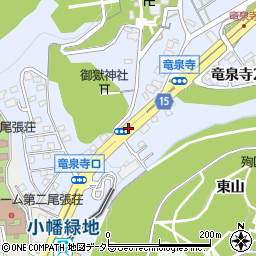 竜泉寺口周辺の地図