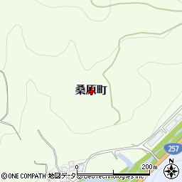 愛知県豊田市桑原町周辺の地図