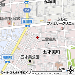 愛知県名古屋市西区五才美町87周辺の地図