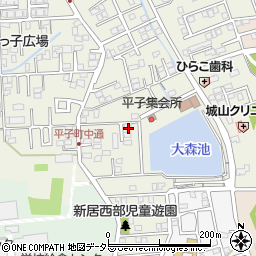 愛知県尾張旭市平子町中通176周辺の地図
