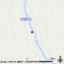 兵庫県朝来市田路645-1周辺の地図