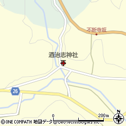 酒治志神社周辺の地図