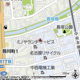 愛知県春日井市長塚町1丁目23周辺の地図