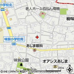 愛知県名古屋市北区楠味鋺3丁目1644周辺の地図