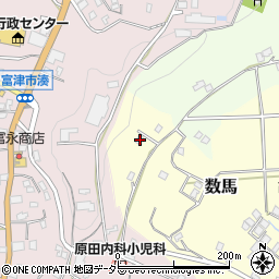千葉県富津市数馬307周辺の地図