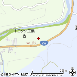 愛知県豊田市桑原町中山形19周辺の地図