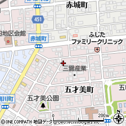 愛知県名古屋市西区五才美町133周辺の地図