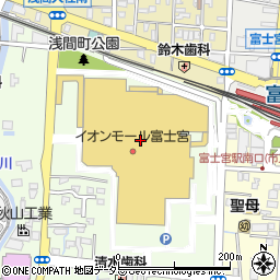 ユニクロイオンモール富士宮店周辺の地図