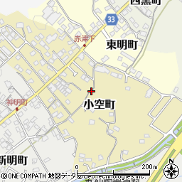 愛知県瀬戸市小空町周辺の地図