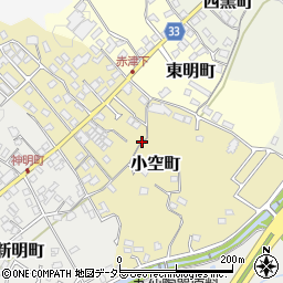 愛知県瀬戸市小空町周辺の地図