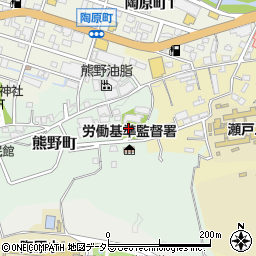 愛知県瀬戸市熊野町18周辺の地図