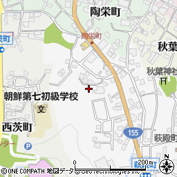 愛知県瀬戸市東茨町87周辺の地図