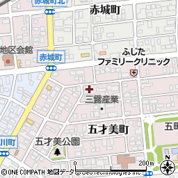愛知県名古屋市西区五才美町132周辺の地図