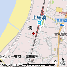 千葉県富津市湊623周辺の地図