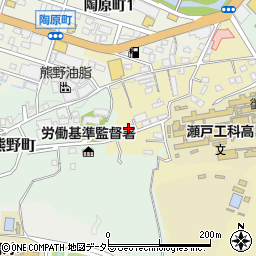 愛知県瀬戸市西権現町49-1周辺の地図