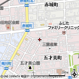 愛知県名古屋市西区五才美町88周辺の地図