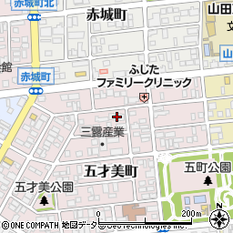 愛知県名古屋市西区五才美町127周辺の地図