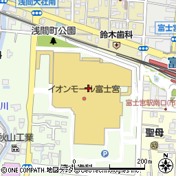 セリアイオンモール富士宮店周辺の地図