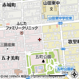 愛知県名古屋市西区五才美町251周辺の地図
