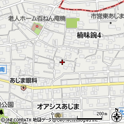 愛知県名古屋市北区楠味鋺4丁目1110-1周辺の地図