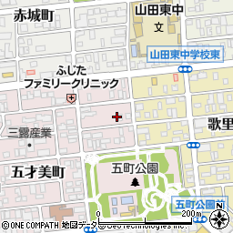 愛知県名古屋市西区五才美町252周辺の地図