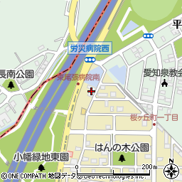 株式会社レント　名古屋東営業所周辺の地図