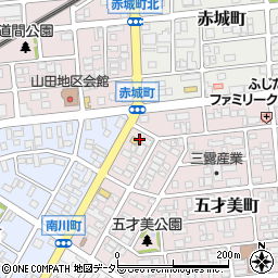 愛知県名古屋市西区五才美町18周辺の地図