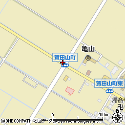 賀田山町周辺の地図