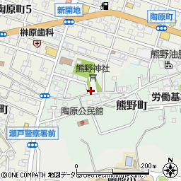 愛知県瀬戸市熊野町75周辺の地図