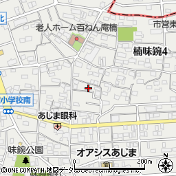 愛知県名古屋市北区楠味鋺4丁目218周辺の地図