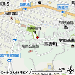 愛知県瀬戸市熊野町73周辺の地図